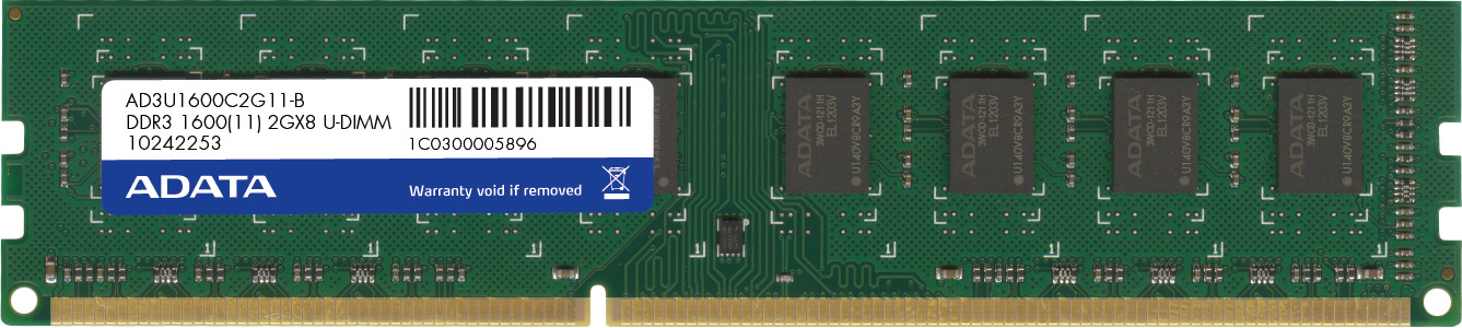 2GB DDR3 1600MHz CL11 ADATA retail