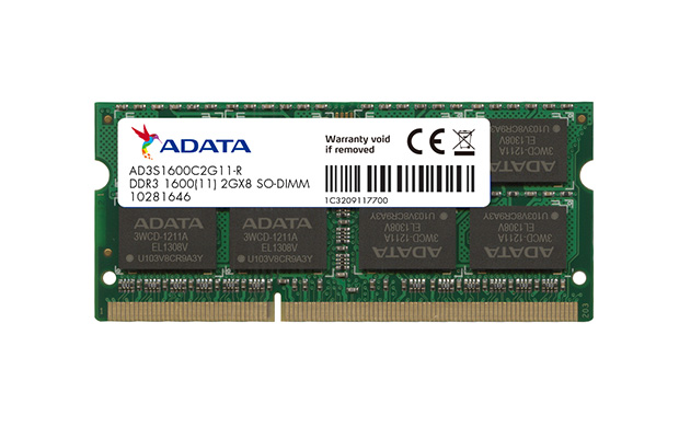 SO-DIMM 4GB DDR3 1600MHz CL11 ADATA SRx16