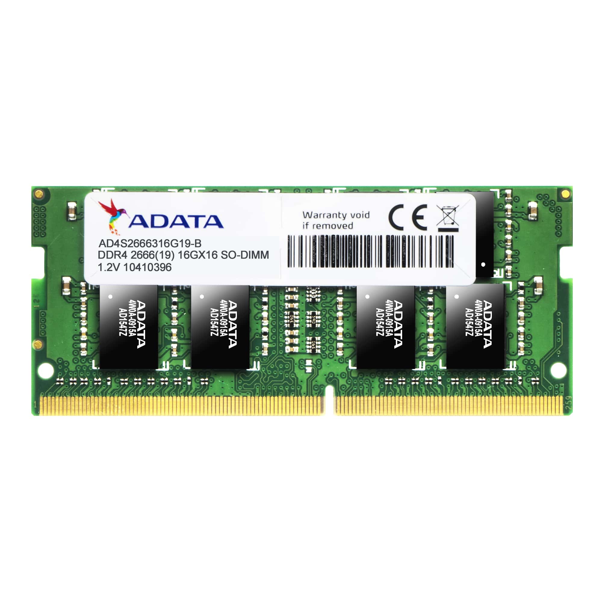 SO-DIMM 4GB DDR4-2666MHz ADATA 512x16 CL19