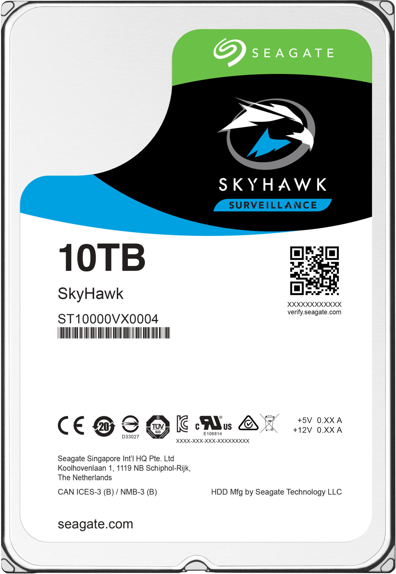 HDD 10TB Seagate SkyHawk 256MB SATAIII 7200rpm