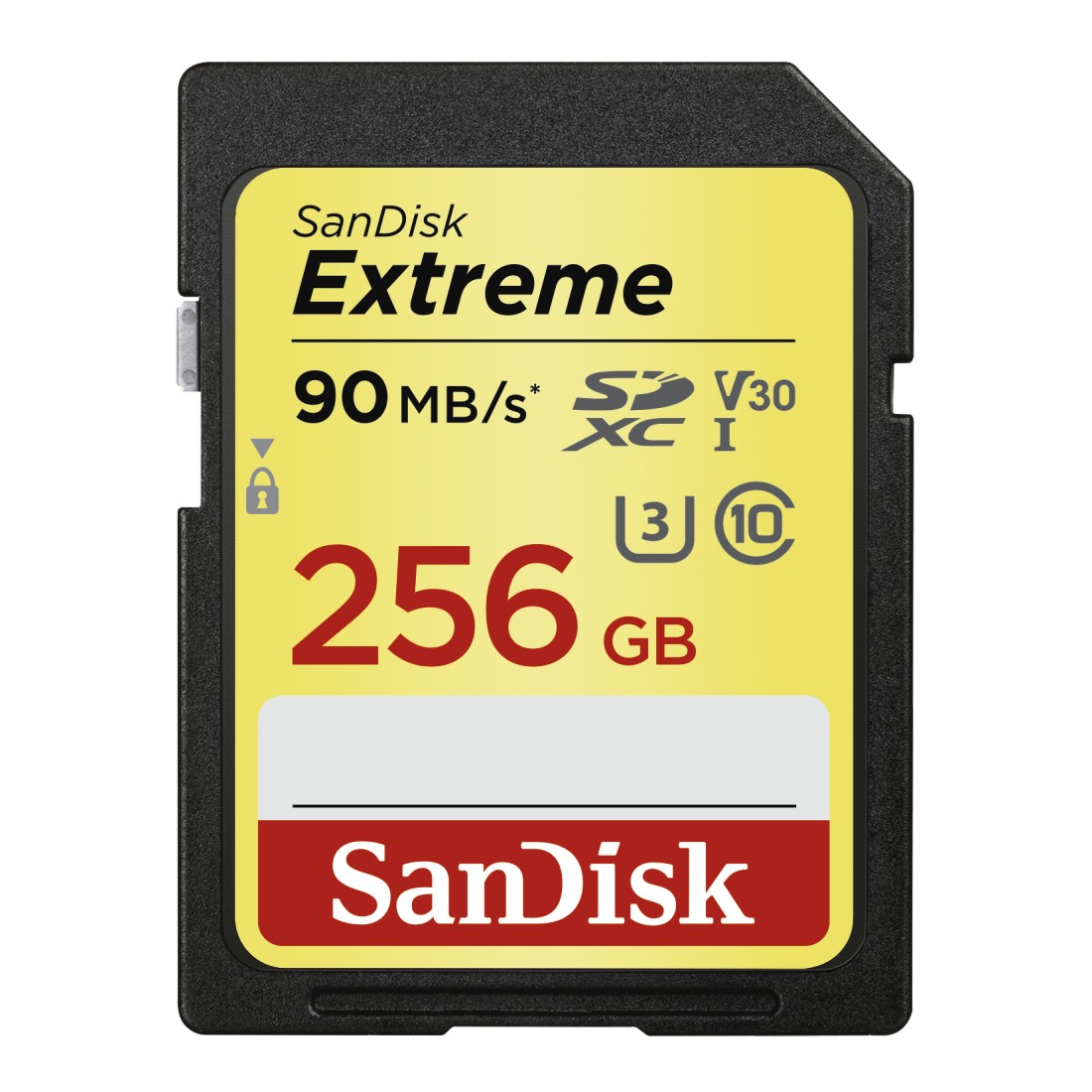 SanDisk Extreme SDXC 256GB 90MB/s V30 UHS-I U3