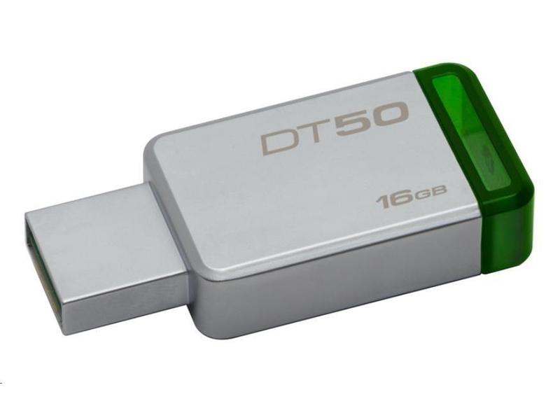 16GB Kingston USB 3.0 DT50 kovov� zelen�