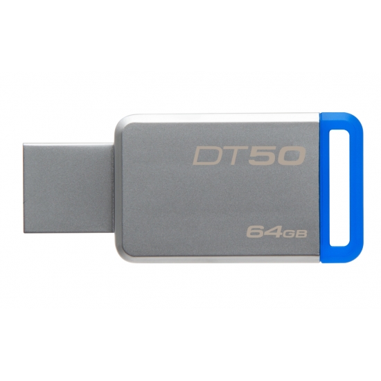 64GB Kingston USB 3.0 DT50 kovov� modr�