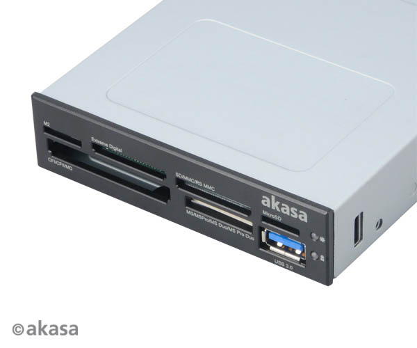 AKASA i/e USB 2.0 intern� ��ta�ka karet + USB 3.0