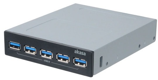 AKASA USB hub USB 3.0 (5x) InterConnect Pro 5S 