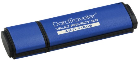 32GB Kingston DTVP30AV USB 3.0 256bit AES +ESET AV