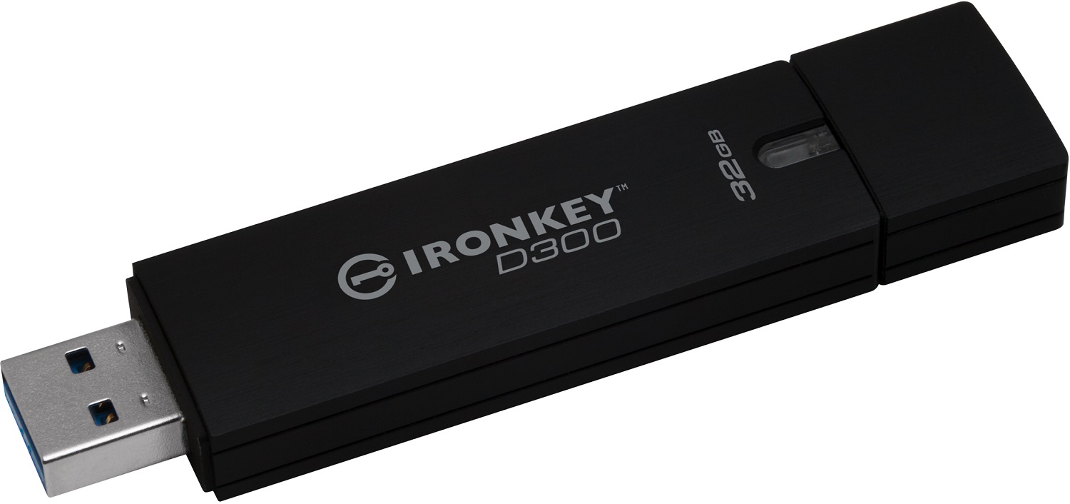 32GB Kingston IronKey D300 �ifrovan� USB 3.0 FIPS Level 3