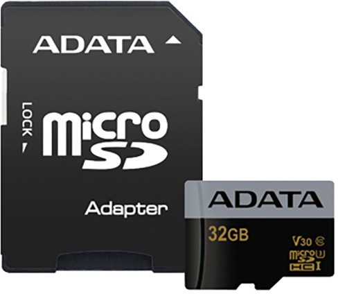 ADATA MicroSDHC 32GB U3 V30G 95/90MB/s + adapter