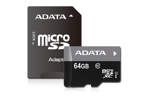 ADATA 64GB MicroSDHC Card+USB micro readerClass 10