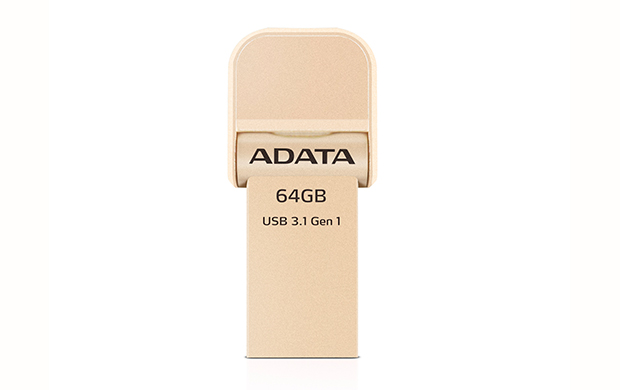 64GB ADATA lightning/USB 3.1 i-Memory zlat�