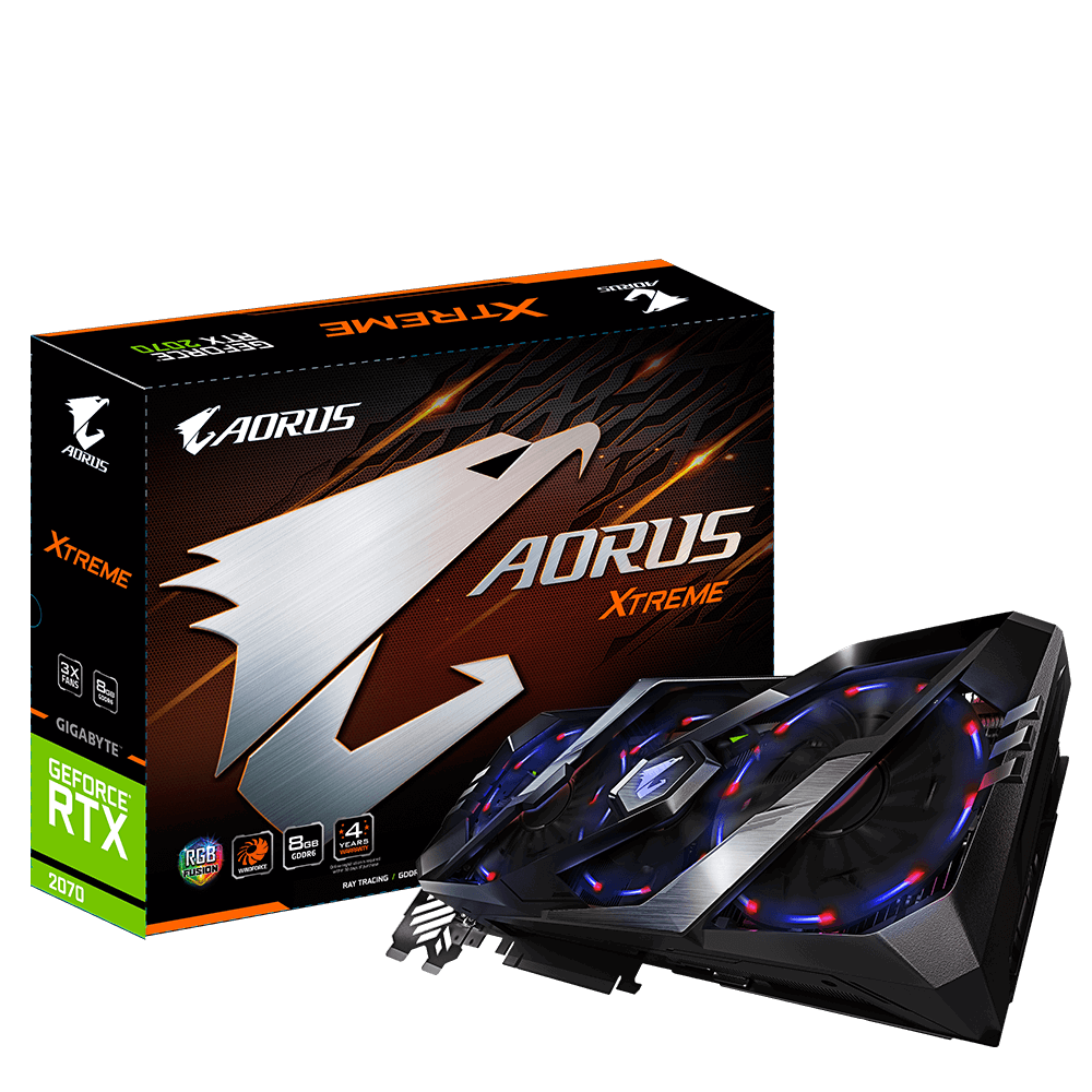 GIGABYTE AORUS GeForce� RTX 2070 XTREME 8G