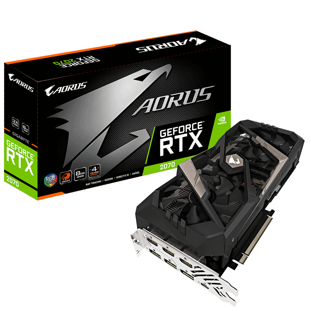 GIGABYTE AORUS GeForce� RTX 2070 8G