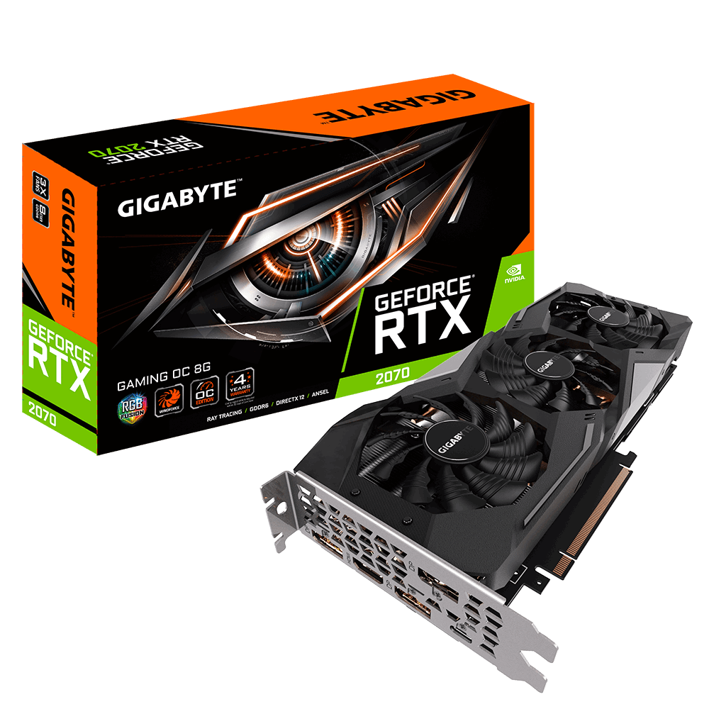 GIGABYTE GeForce� RTX 2070 GAMING OC 8G