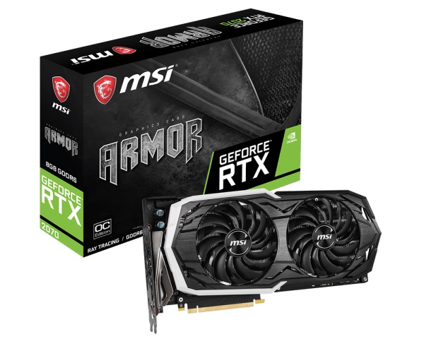 MSI GeForce RTX 2070 ARMOR 8G OC