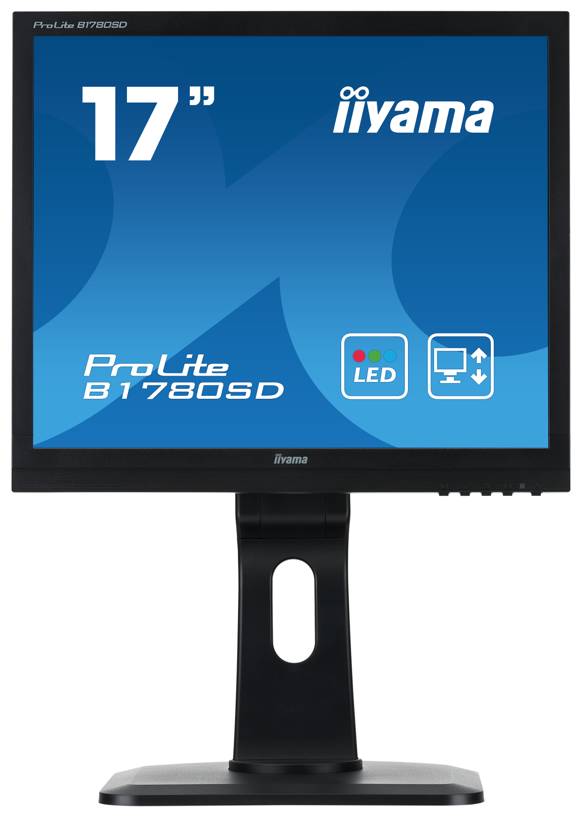 17' LCD iiyama Prolite B1780SD-B1 - 5ms,250cd/m2,1000:1,5:4,VGA,DVI,repro,pivot,v��k.nastav.,�ern�