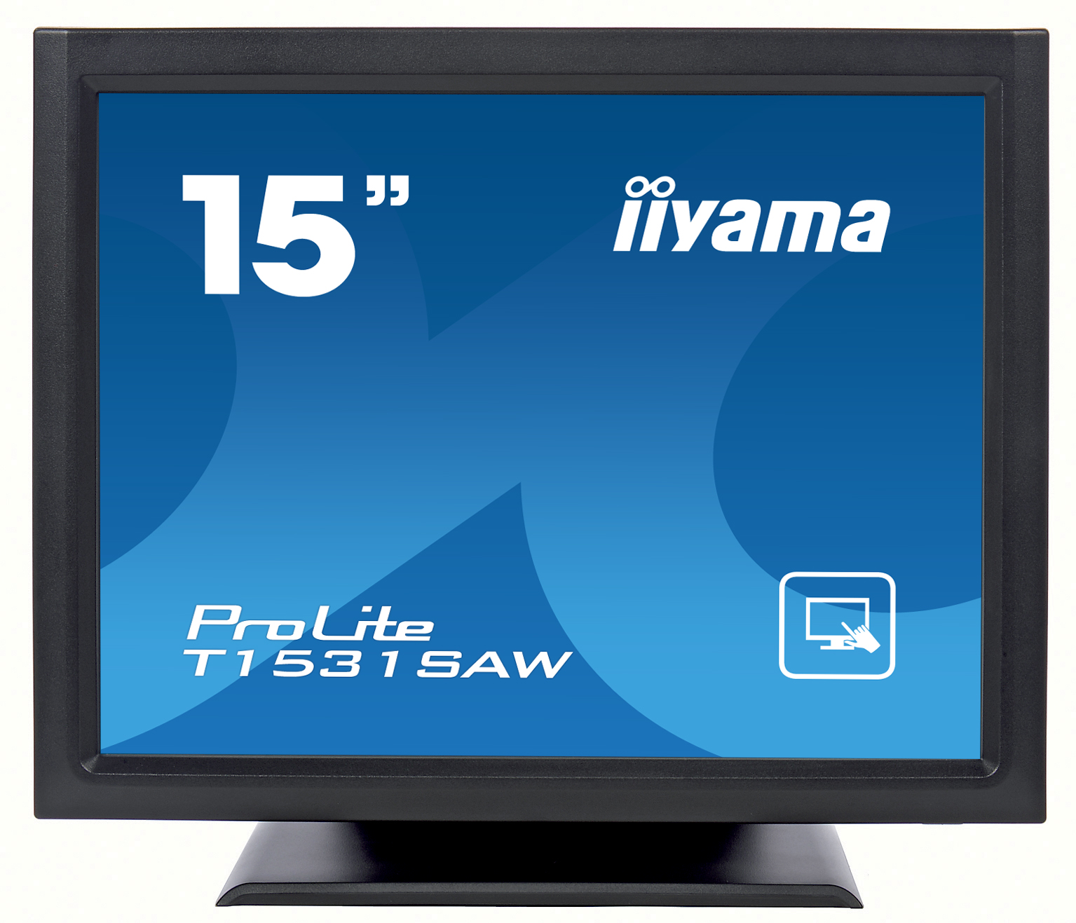 15' iiyama T1531SAW-B5 - TN,1024x768,8ms,370cd/m2, 700:1,4:3,VGA,HDMI,DP,USB,repro.