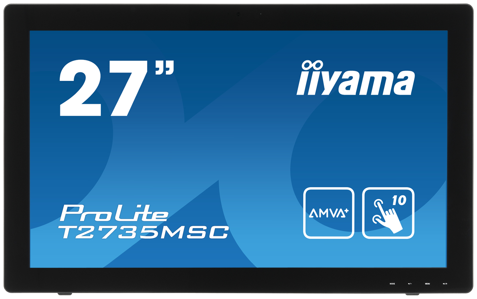 27' LCD iiyama T2735MSC-B2 - 5ms,255cd/m2,DVI,HDMI,VGA,USB,multidotek,kapacitn�,kamera+mikrofon
