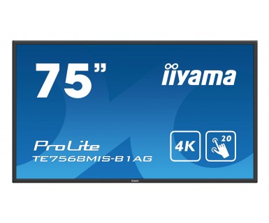 75' LCD iiyama ProLite TE7568MIS-B1AG -4K,IPS,USB