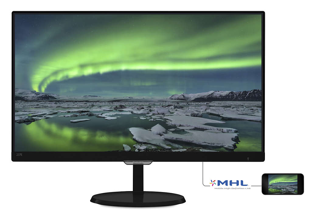 23' LED Philips 237E7QDSB-FHD,IPS,DVI,HDMI,slim
