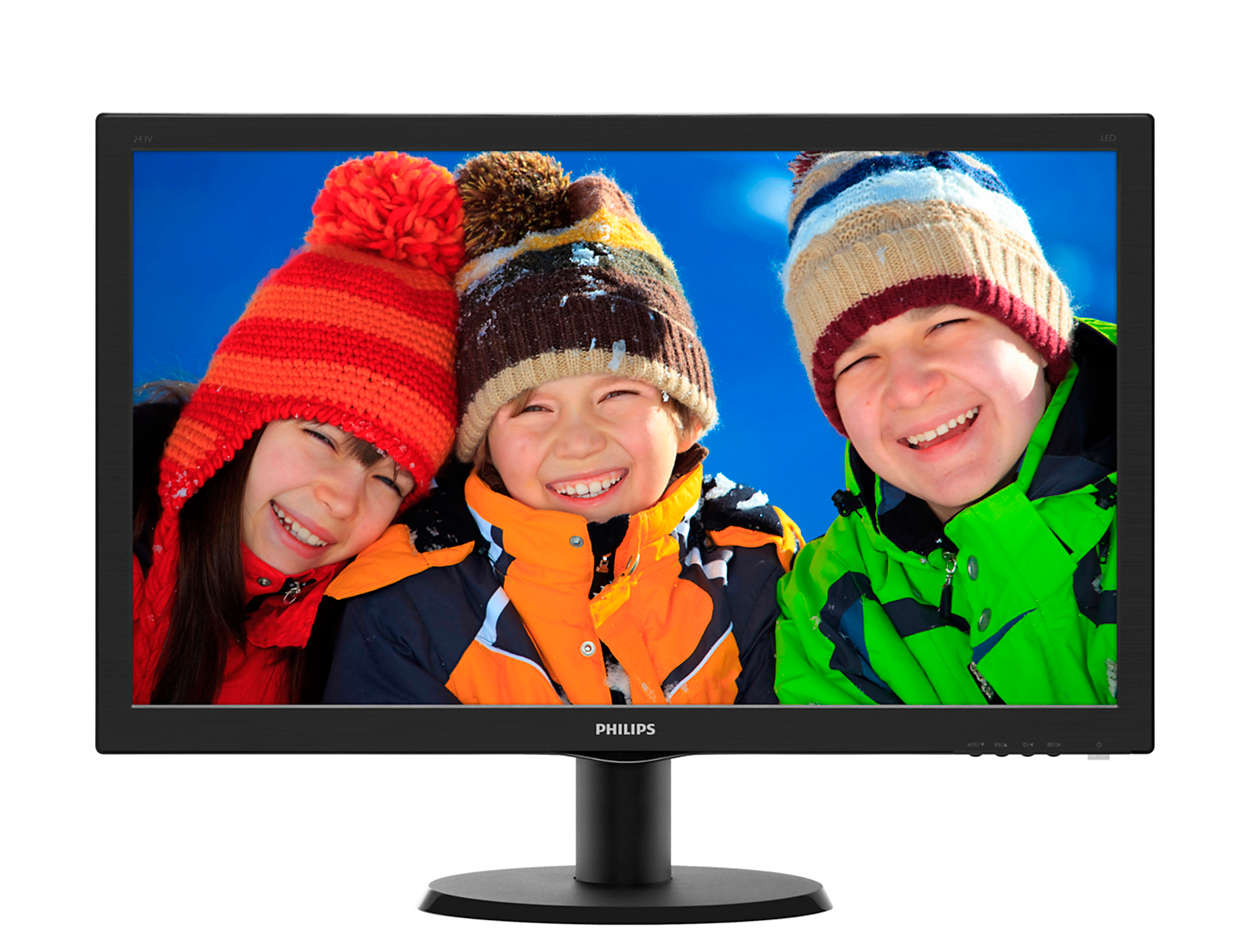 24' LED Philips 243V5LHSB - FHD, HDMI