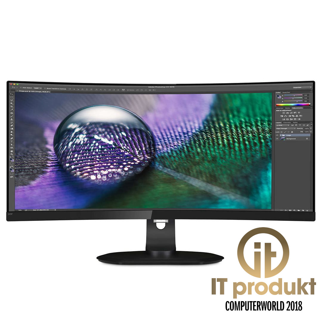 34' LED Philips 349P7FUBEB-WQHD,VA,USB-C,HDMI