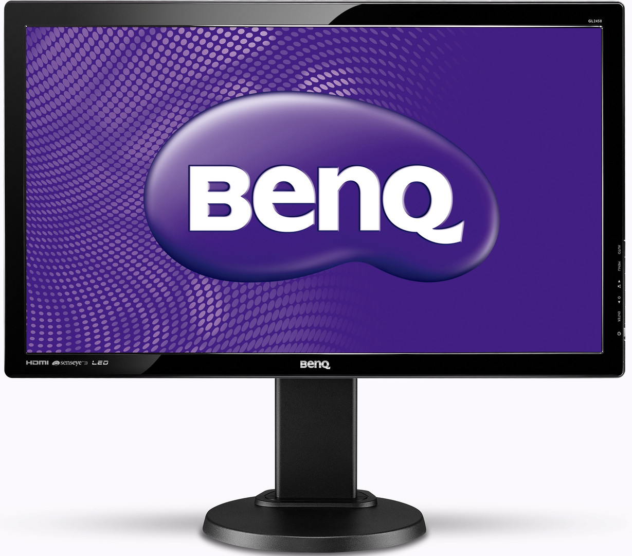 24' LED BenQ GL2450HT-FHD,DVI,HDMI,rep,piv,ff,BLK
