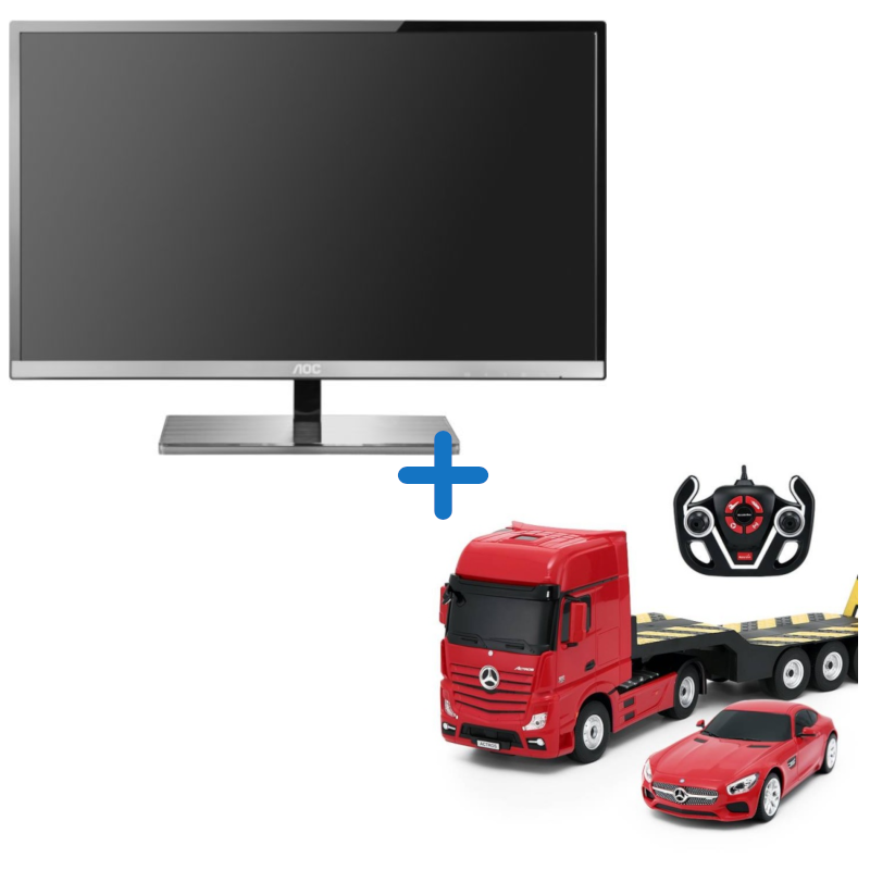 32' LED AOC U3277FWQ + Mercedes Actros+AMG GT