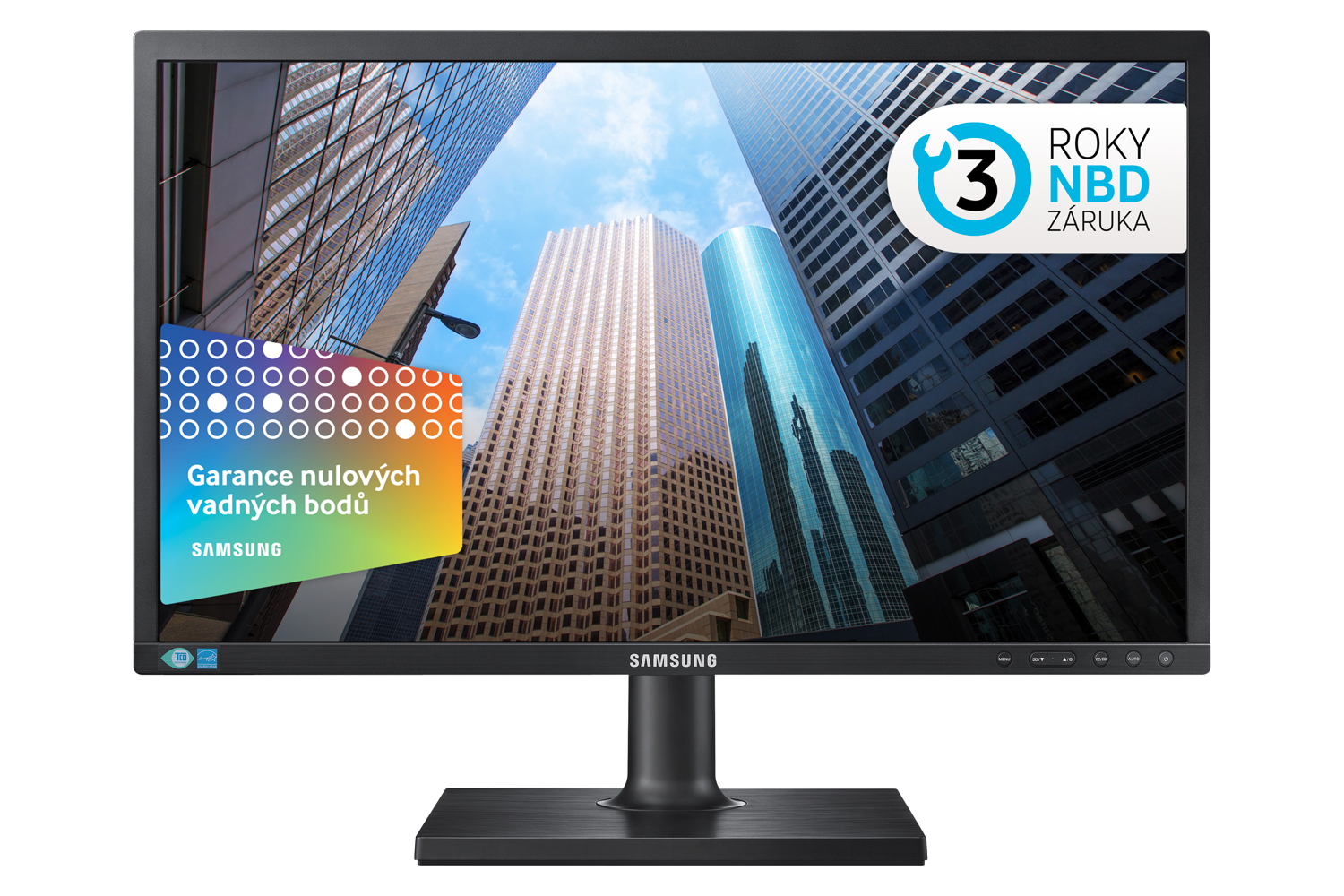 24' LED Samsung S24E45KBSV - Full HD, DVI, pivot 