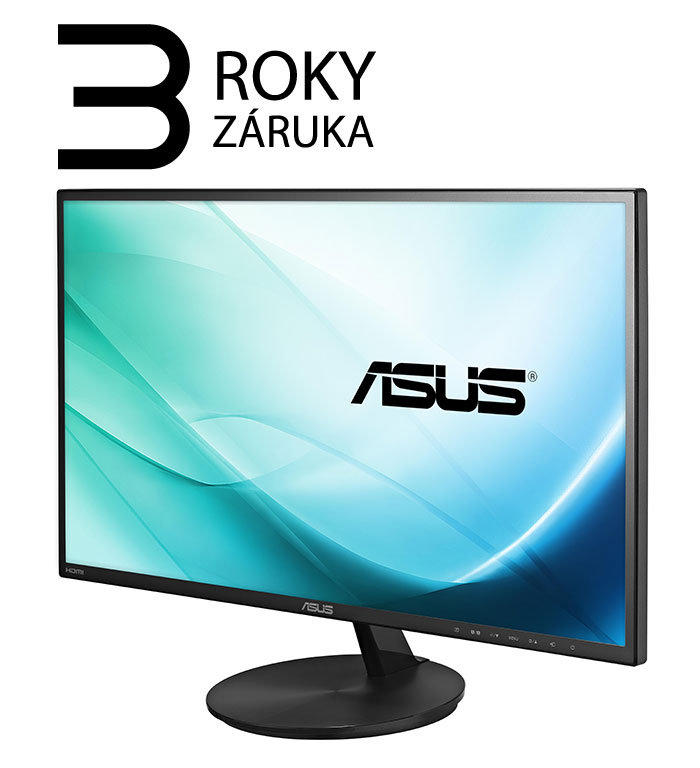 24' LCD ASUS VN247HA - Full HD, 16:9, HDMI, DVI, VGA, repro.