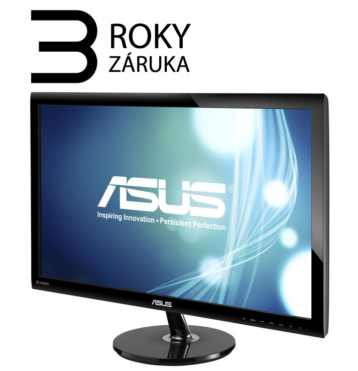 27' LED ASUS VS278Q - Full HD, 16:9, HDMI, VGA, DP, repro.
