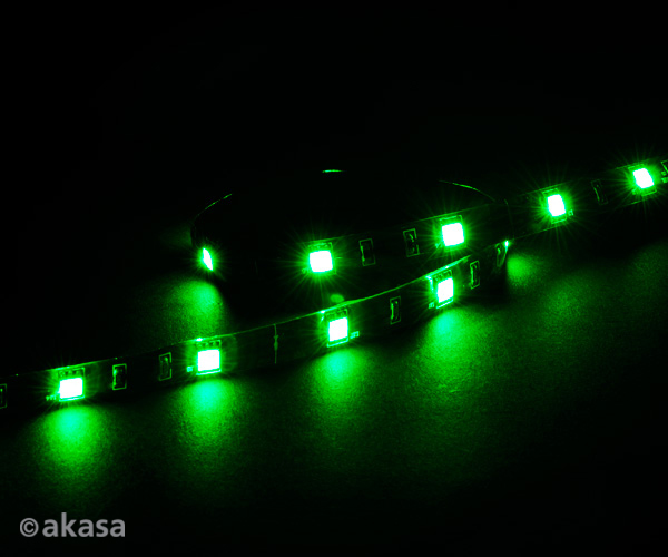 AKASA - LED p�ska-magnetick� - zelen� Vegas M