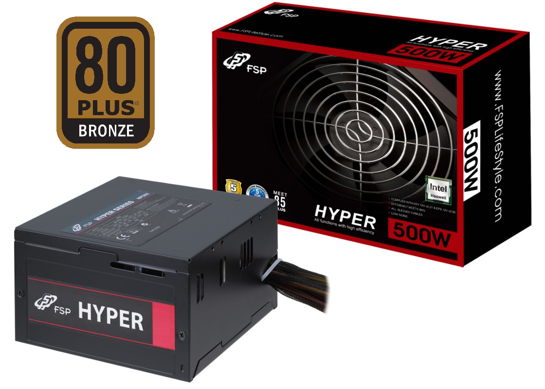 FSP/Fortron HYPER S 500, >85%, 500W