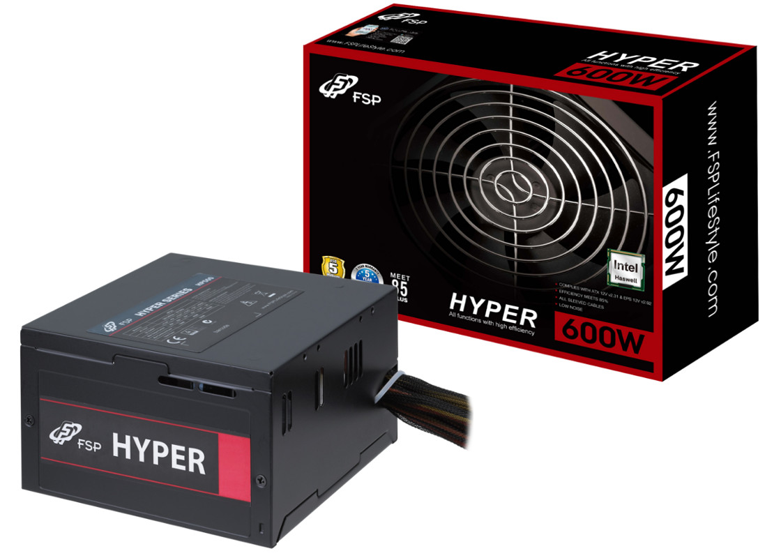 FSP/Fortron HYPER S 600, >85%, 600W
