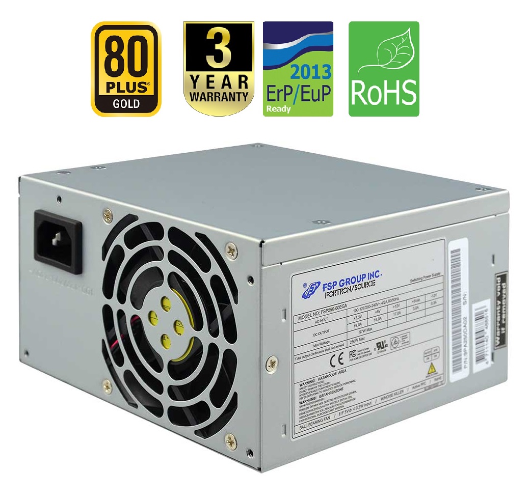 FSP/Fortron FSP250-60EGA 80PLUS GOLD, bulk, 250W