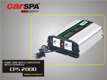 M�ni� nap�t� Carspa CPS2000 24V/230V 2000W, �ist� sinus, s nab�je�kou 24V/8A a funkc� UPS
