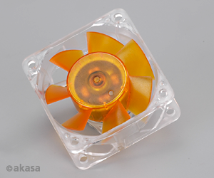 ventil�tor Akasa - 6 cm - Amber - ultra tich�