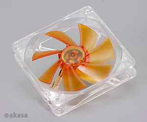ventil�tor Akasa - 12 cm - Amber - ultra tich�