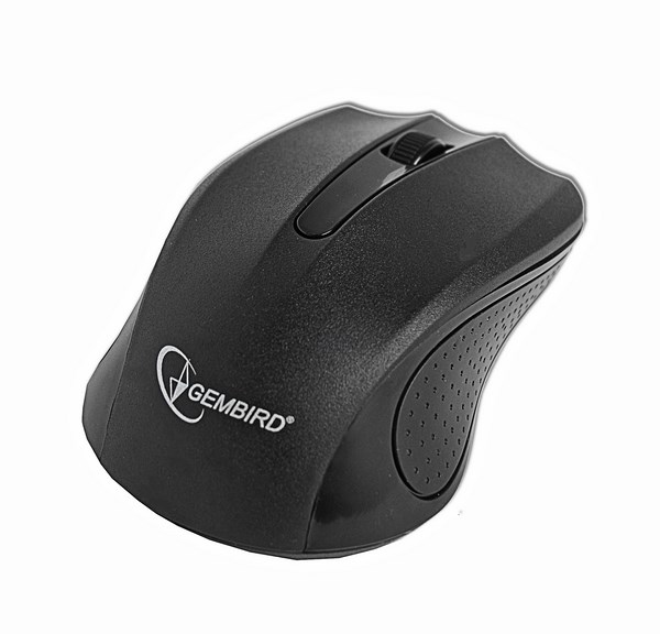 Gembird my� MUSW-101, bezdr�tov�, USB, �ern�