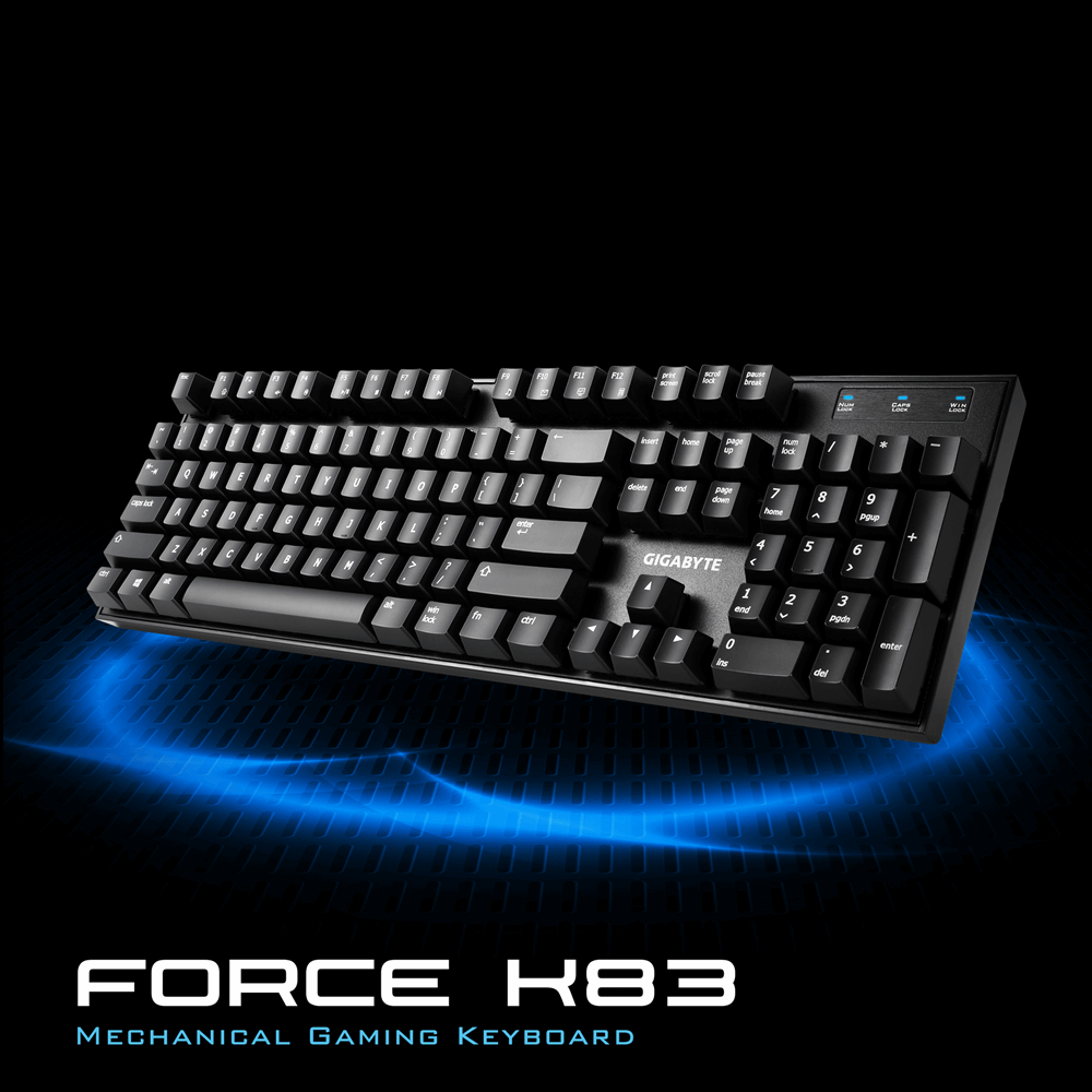 Kl�vesnice GIGABYTE Force K83 CZ