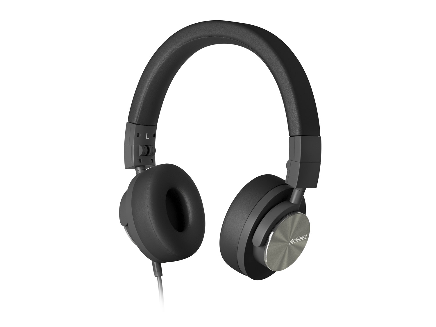 N�hlavn� sluch�tka Audictus Achiever, skl�dac�, �erno-st��brn�