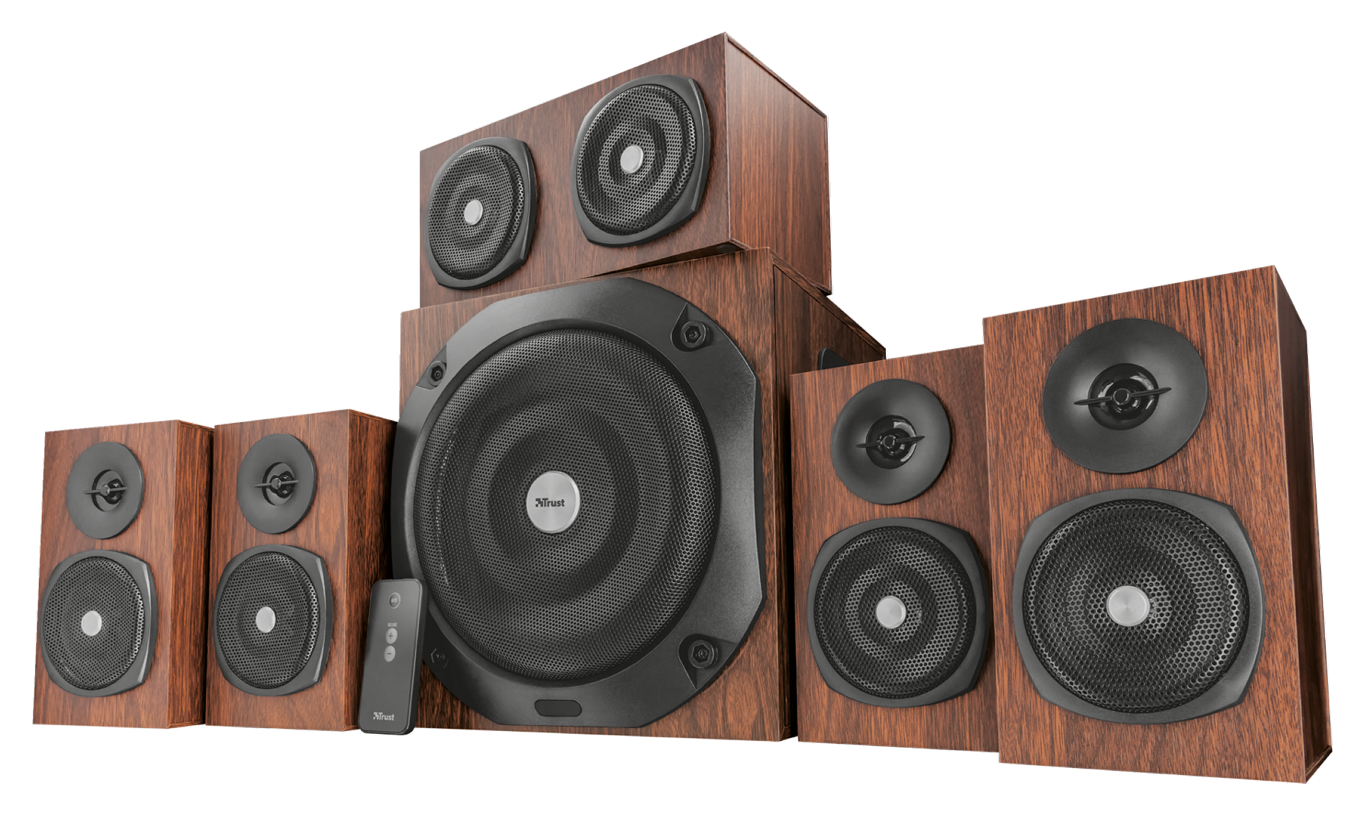 zvuk. syst�m TRUST Vigor 5.1 Surround Speaker System for pc - brown