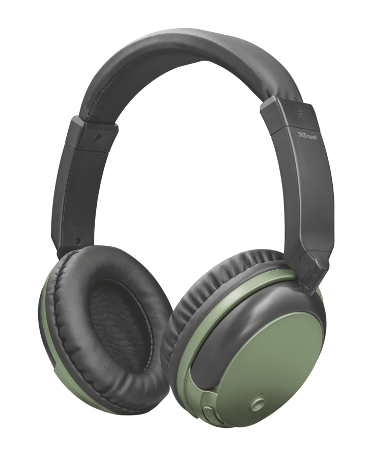 n�hlavn� sada TRUST Kodo BT wireless,olive metalic