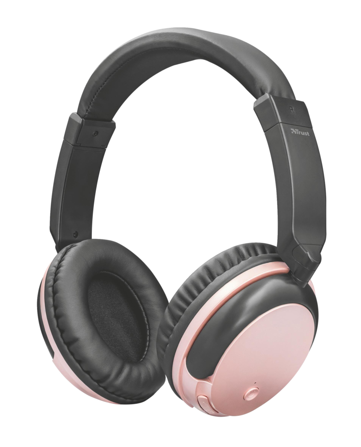 n�hlavn� sada TRUST Kodo BT wireless,rose gold