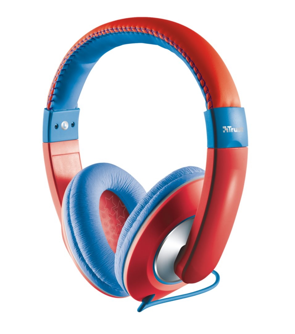 n�hlavn� sada TRUST Sonin Kids Headphone, red
