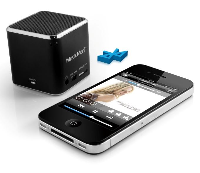 Technaxx Mini MusicMan, bluetooth, 600 mAh, �ern�