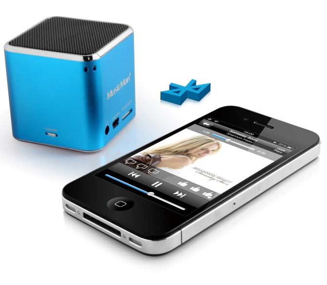 Technaxx Mini MusicMan, bluetooth, 600 mAh, modr�