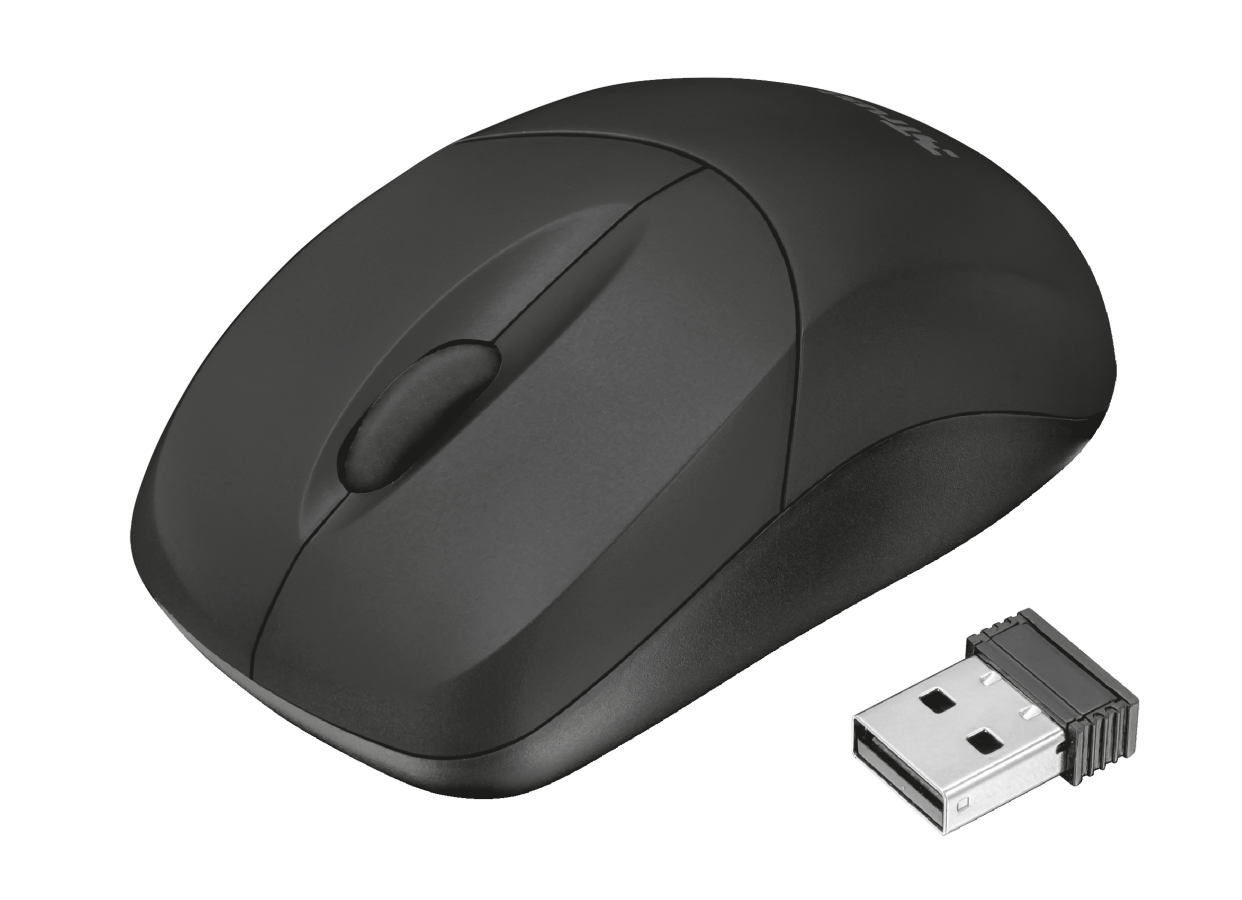 my� TRUST Inu Small Wireless Mouse - black