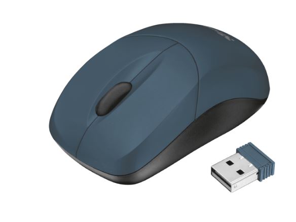 my� TRUST Inu Small Wireless Mouse - blue