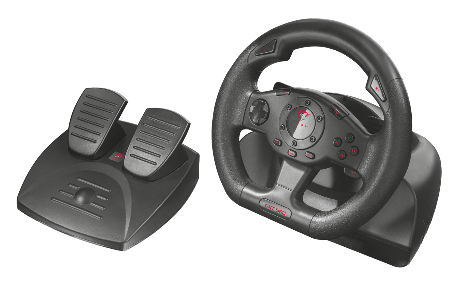 volant TRUST GXT 580 Vibration Feedback Racing Wheel