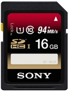 SONY SD karta SF16UX, 16GB,class 10, Expert 94MB/s